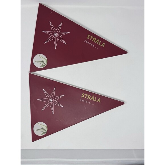 Ikea STRALA Star Light Pendant Table Lamp Shade Design Lina Vuorivirta NEW x2 - Picture 1 of 8